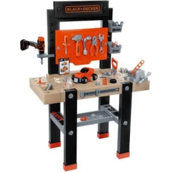 black + decker - bricolage centre - bench with accessories - 3 years+