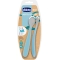 Soft silicone spoon 6m + - bipack of - light blue colour