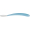Soft silicone spoon 6m + - bipack of - light blue colour