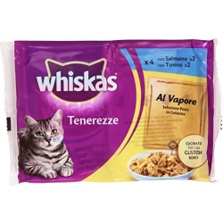 tender bites - Steamed fish - salmon and tuna - wet cat food - 4x85 g