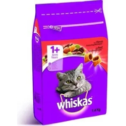 Adult 1+ with beef - dry cat food 1.4 kg