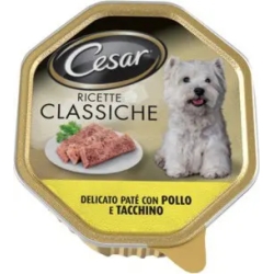 Classic Recipes - delicate patè with chicken and turkey - wet dog food - 150 g