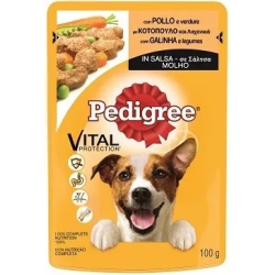 Vital Protection chicken & vegetables in gravy - wet dog food - 100g bag