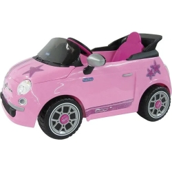 Baby car Fiat 500 star 6V remote control pink