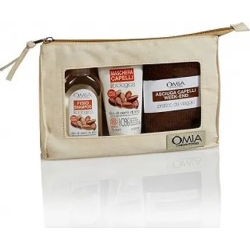 Flax seed oil hair kit shampoo 100ml + mask 75ml + towel