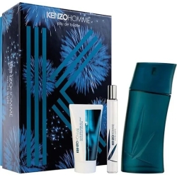 Set Kenzo Homme Eau De Toilette 100 Ml + edt 15 Ml + Aftershave 50 Ml