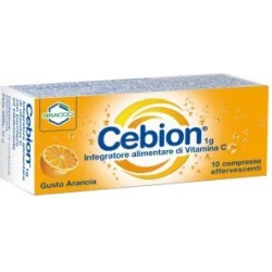 Vitamin C Supplement Cebion Orange Flavour 10 Effervescent Tablets