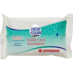 Milleusi Disinfettanti - 12 antibacterial wet wipes