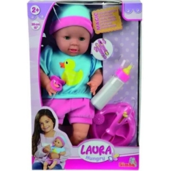 Laura doll with magic baby bottle 38 cm