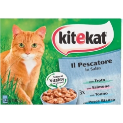 The fisherman - wet cat food - multipack of 12 bags x 100 g