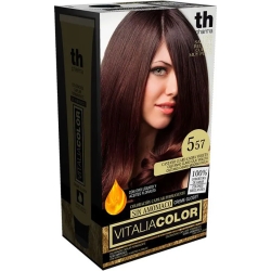hair dye without ammonia n.5-57 light mahogany purple brown