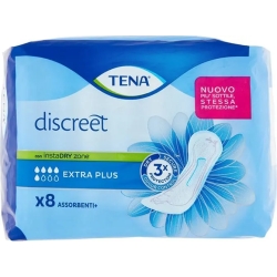 Discreet extra plus - 8 sanitary napkins for urinary leakage