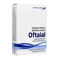 oftaial soluzione oftalmica idratante 15 flaconcini 0,6 ml