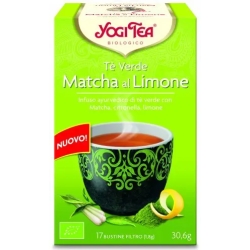 Yogi Tea Bio Green Tea and Matcha Lemon, 17Bags