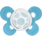 silicone physio comfort pacifier 6-16 M blue assorted patterns