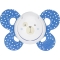 silicone physio comfort pacifier 6-16 M blue assorted patterns