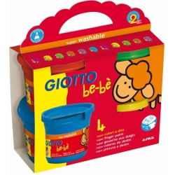 be-be finger paint set - 4 cans of 150 ml