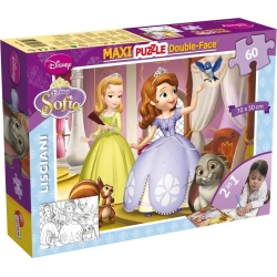 maxi puzzle double face (reversible) princess Sofia 60 pcs 46560