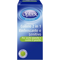 Optrex Actidrops - eye drops 2 in 1 tired eyes refreshing drops 10ml
