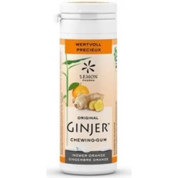 ginjer orange flavour chewing gum with ginger 30 g