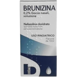 Brunizina 0,2% - decongestant nasal drops - 10 ml