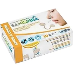 Sanispira smog and odours - 10 nasal filters - size M