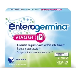 Enterogermina Viaggi - Intestinal health supplement 12 soluble sachets