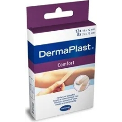 dermaplast comfort - 20 elastic tissue patches in 2 assorted sizes