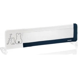 baby barrier for bed 150 cm blu rabbit