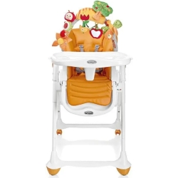 baby high chair b fun color orange