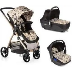 trio slide 3 cocoon zero boho reversible birds - ivory