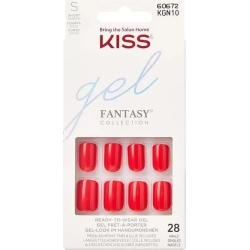 Gel Fantasy - 28 artificial Glitter Nails -  assorted colors