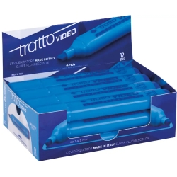 video highlighter light blue - pack of 12 highlighters