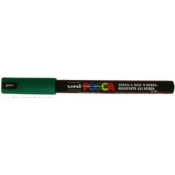 Uniposca fine point 1m - green - pack of 6 markers