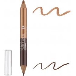 Certified Organic 2 in 1 Eyeshadow and Liner Terre brulee/Cuivre Irise