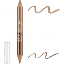 Certified Organic 2 in 1 Eyeshadow and Liner Bronze Cuivre/Beige Dore