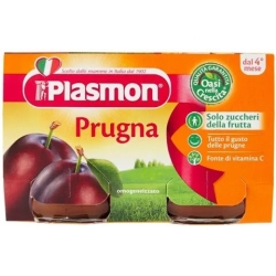 baby food plum 4 m+ 2 jars of 104g