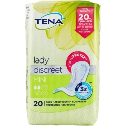 Discreet Mini - 20 Feminine pads for incontinence
