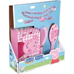 Beauty set - comb, brush, necklace and hair accessories + pochette