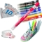 decor textile blue - 2 fabric markers