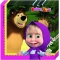 paper napkins for parties Masha and the bear 33x33 cm 20 pcs