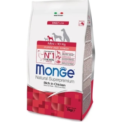 natural superpremium mini puppy & junior rich in chicken - dry dog food  - 3 kg