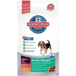 science plan canine adult perfect weight medium - dry dog food  2 kg
