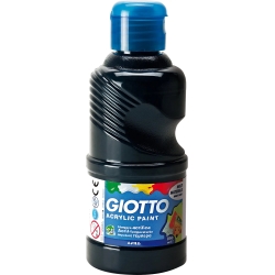 black acrylic tempera - 250 ml
