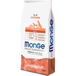 natural superpremium adult all breeds salmon and rice - dry dog food - 12 kg