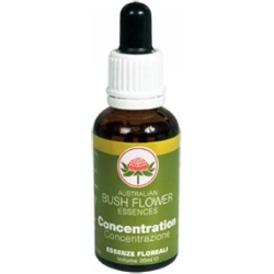 concentration australian bush flower essences - drops 30 ml