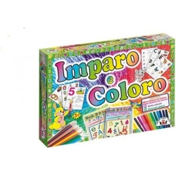 learning and colouring - colouring book