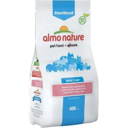 holistic adult sterilised cats with salmon and rice - dry cat food - 400g