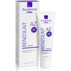Benzolait Az 10 Emulgel acne-prone skin treatment 30 ml