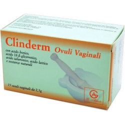 Clinderm vaginal Ovules 15 ovules of 2,5 G